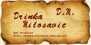 Drinka Milosavić vizit kartica